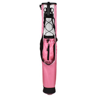 front view of rose pink Orlimar Pitch 'N Putt Lightweight Stand Carry Bag