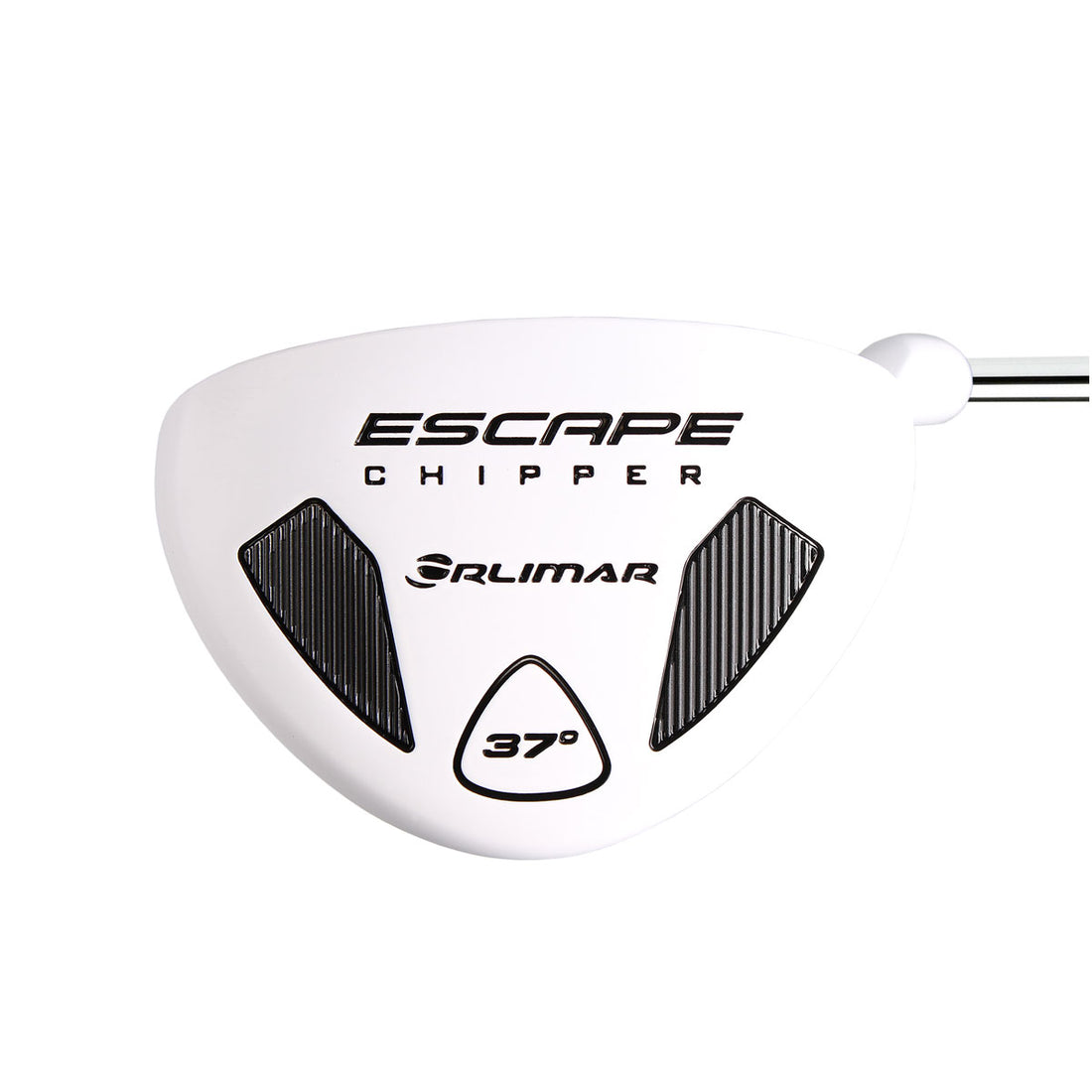 sole view of a right handed 37 degree white Orlimar Golf Escape Mallet Chipper