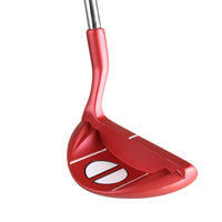 angle top and back view of a red Orlimar Golf Escape Mallet Chipper