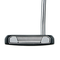 face view of a black Orlimar F60 Putter with white and black face insert