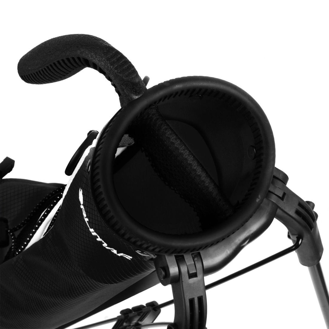 angled top view of black Orlimar Pitch &