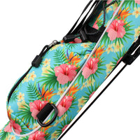 Accessory pouch of Orlimar Hibiscus Flowers Pitch 'n Putt Lightweight Stand Carry Bag