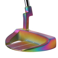 angled back cavity view of the Orlimar Golf Tangent T1 Mallet Putter with Chroma PVD Finish