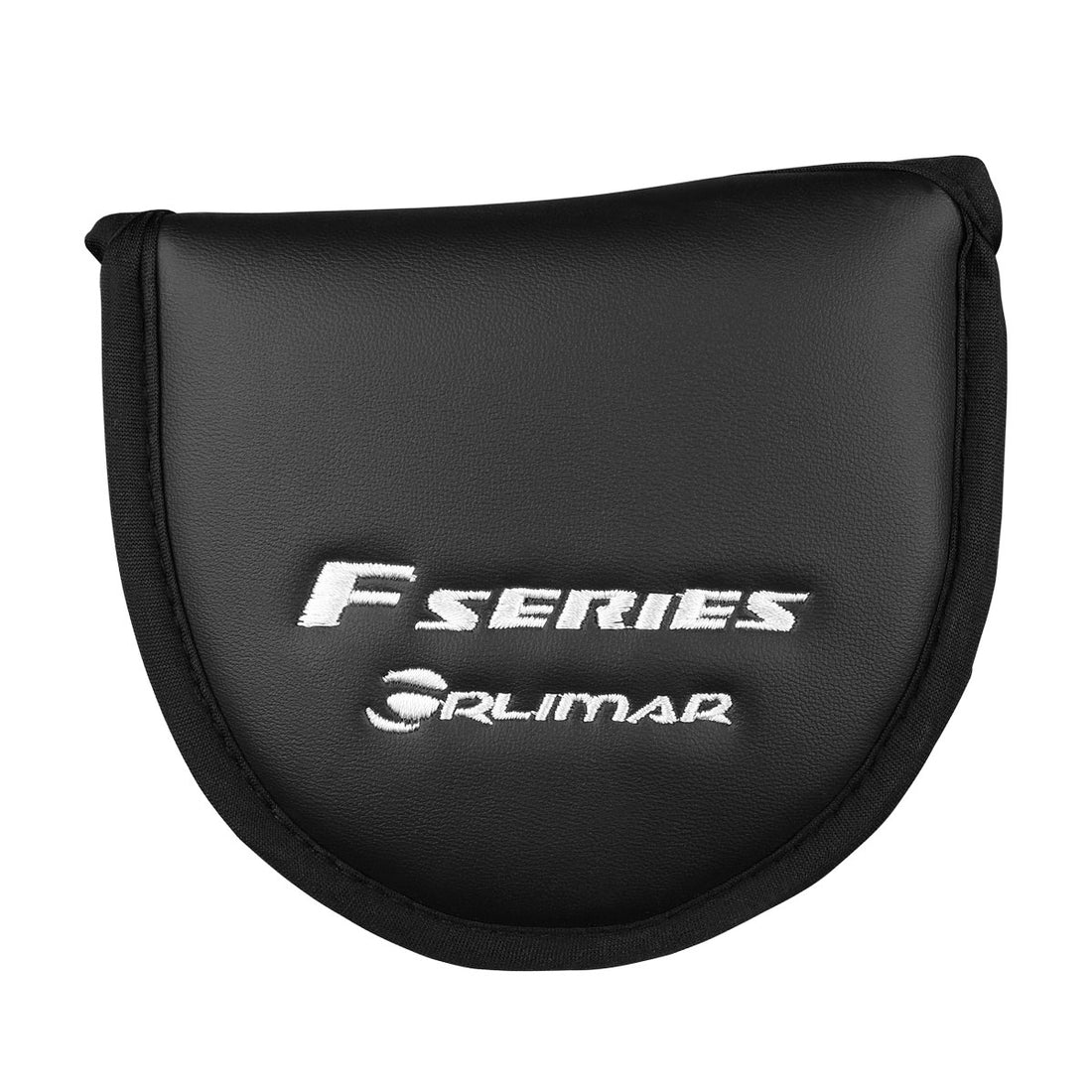 Top of the black Orlimar F Series Mallet Putter Headcover