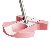 center shafted pink/white zero torque putter