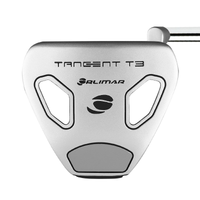 sole view of the Orlimar Tangent T3 Silver/Black mallet putter