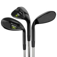 Orlimar Spin Tech Full Face Black 3-Piece Wedge Set for Men