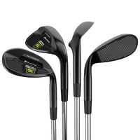 Orlimar Spin Tech Full Face Black 4-Piece Wedge Set for Men