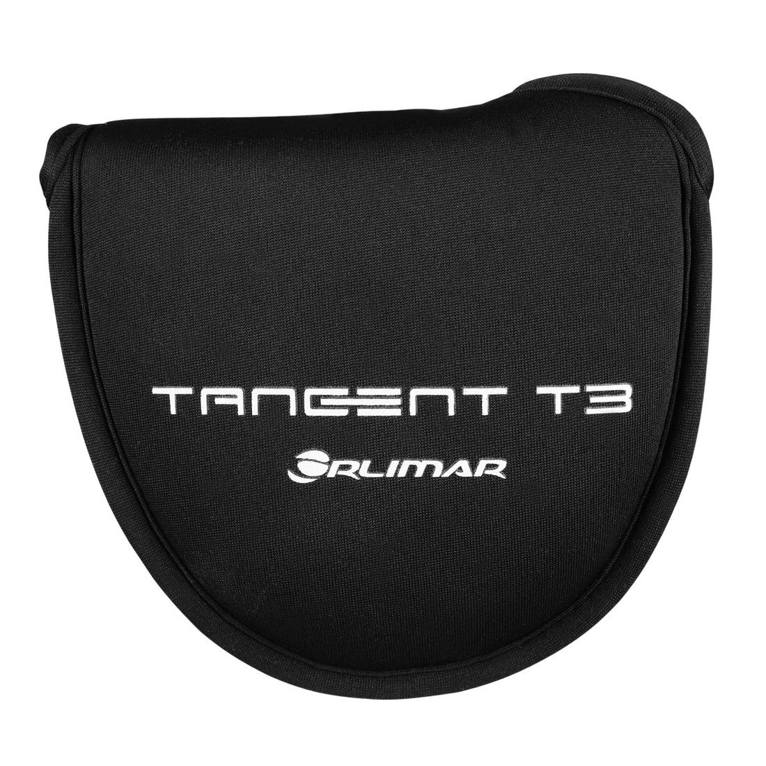 Top of the black Orlimar T3 Mallet Putter Headcover