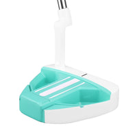 angled top and back view of the women's Orlimar Tangent T3 Mallet Putter in Seafoam Green