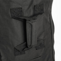 black carry handle on the Orlimar 6.0 Deluxe Wheeled Golf Travel Cover