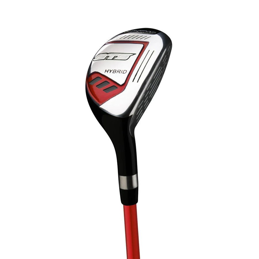 angled sole view of an Orlimar ATS Junior Boys' Red/Black Series hybrid