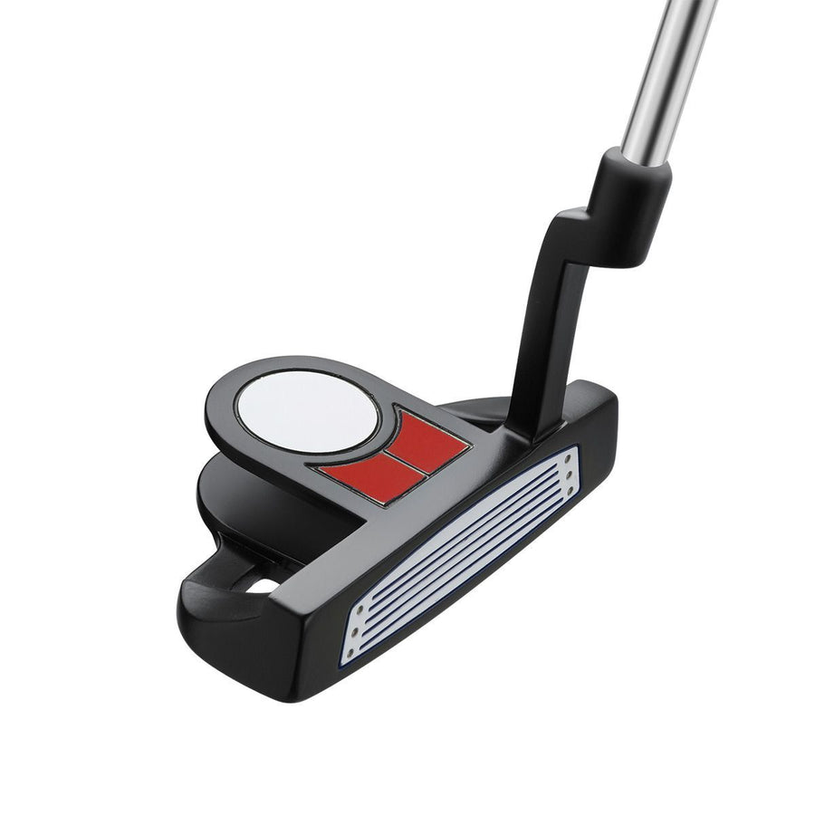 angled top and face view of an Orlimar ATS Junior Boys' Red/Black Series putter