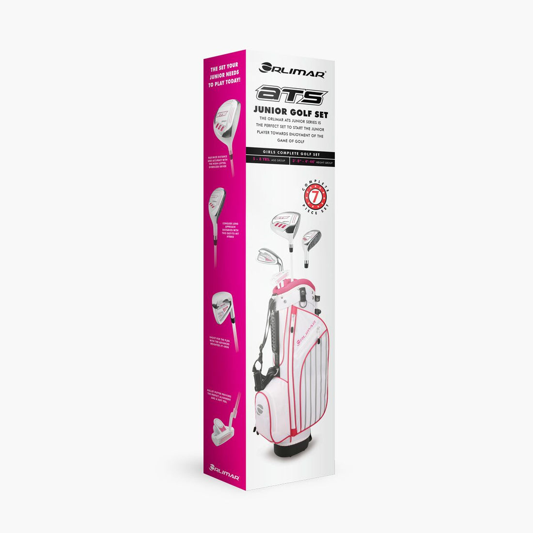 Orlimar ATS Junior Girls Pink Series retail packaging