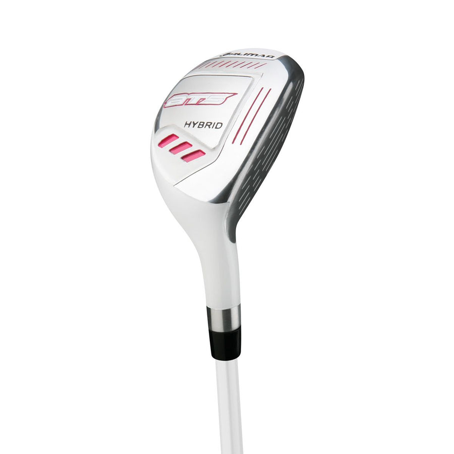 angle sole view of an Orlimar ATS Junior Girls Pink Series hybrid