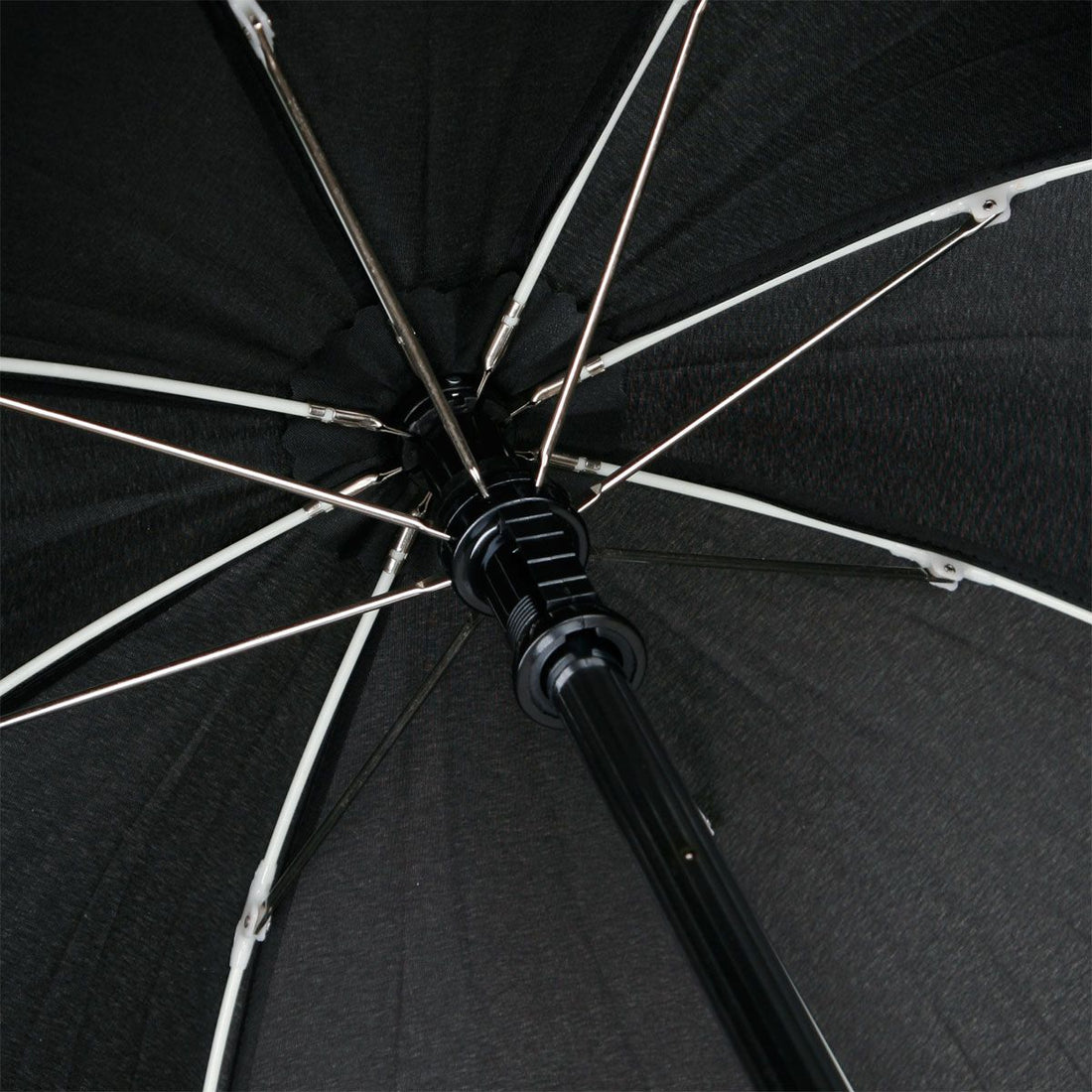 inside the canopy of an Orlimar Dri-Clubz Golf Bag Umbrella