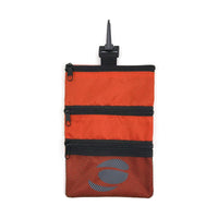 front view of a burnt orange Orlimar Golf Detachable Accessory Pouch