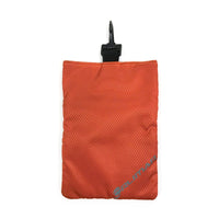 back view of a burnt orange Orlimar Golf Detachable Accessory Pouch