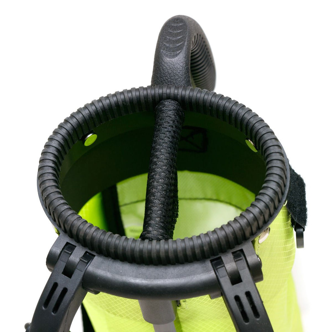angled top view of lime green Orlimar Pitch &