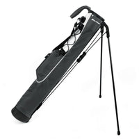 smoke gray Orlimar Pitch 'N Putt Lightweight Stand Carry Bag with stand legs out