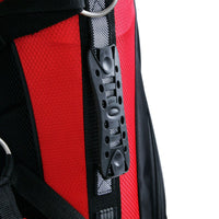 tee holder integrated into the rubber handle on an Orlimar SRX 5.6 Golf Stand Bag