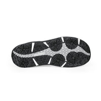 sole view of a men's black Orlimar Spikeless Golf Sandal