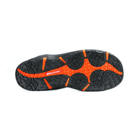 sole view of a men's brown Orlimar Spikeless Golf Sandal
