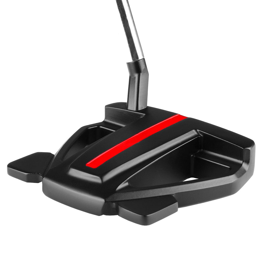 angled top and rear view of the black Orlimar F4 Putter