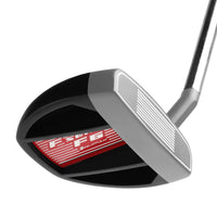 angled sole and face view of the black Orlimar F6 Putter