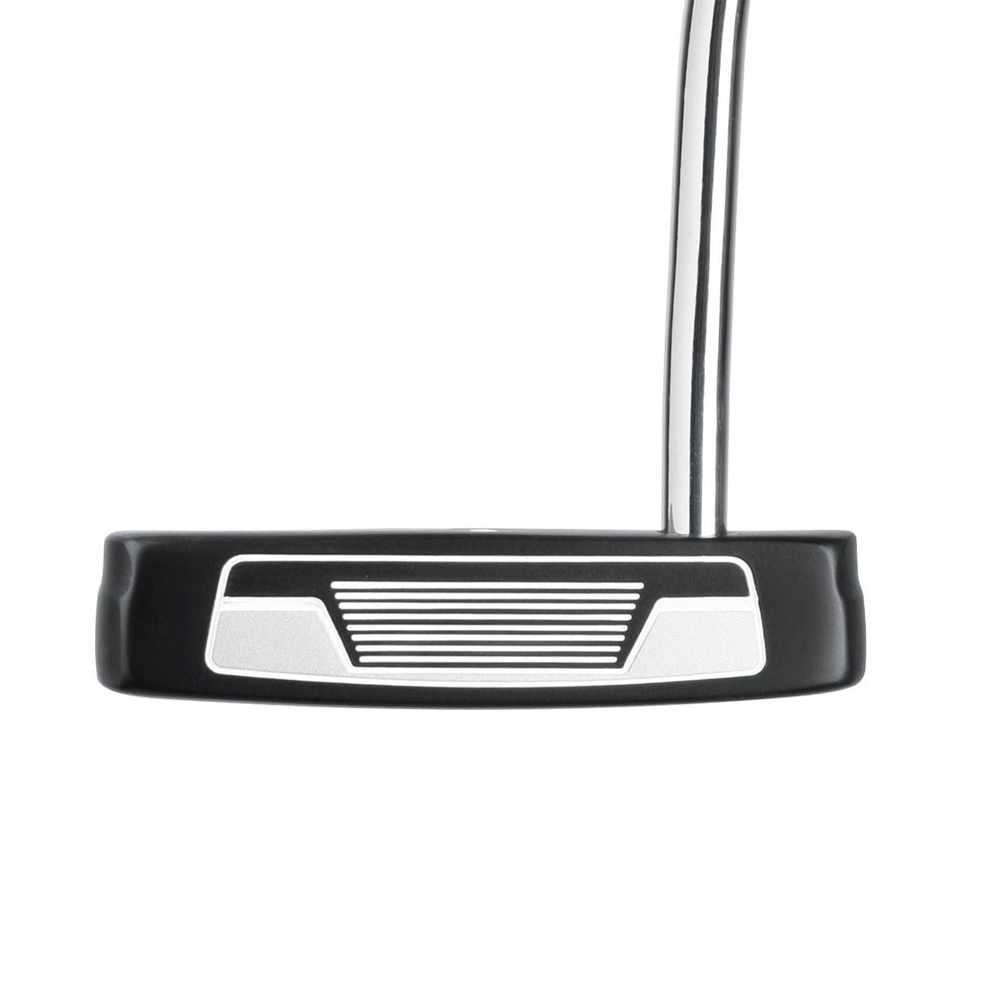 face view of a black Orlimar F70 Putter with black and white face insert