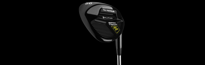 Cavity back design of the black Orlimar Spin Tech Full Face 56 degree Wedge