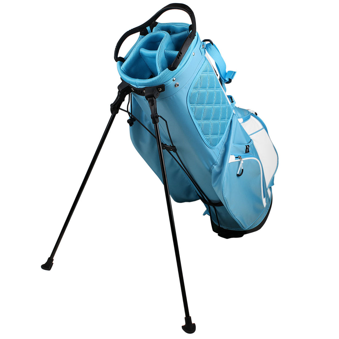Light Blue Orlimar Baja Lite Stand Bag with Legs Out