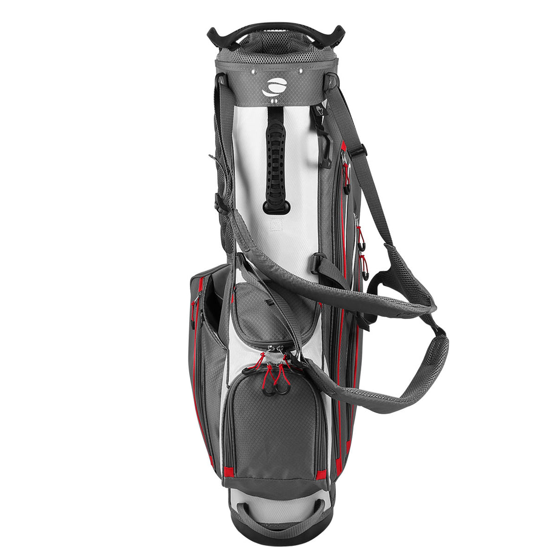 Gray/White/Red Orlimar Baja Lite Stand Bag Front