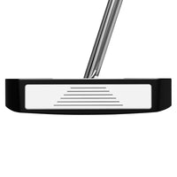 black zero torque putter with white striking area