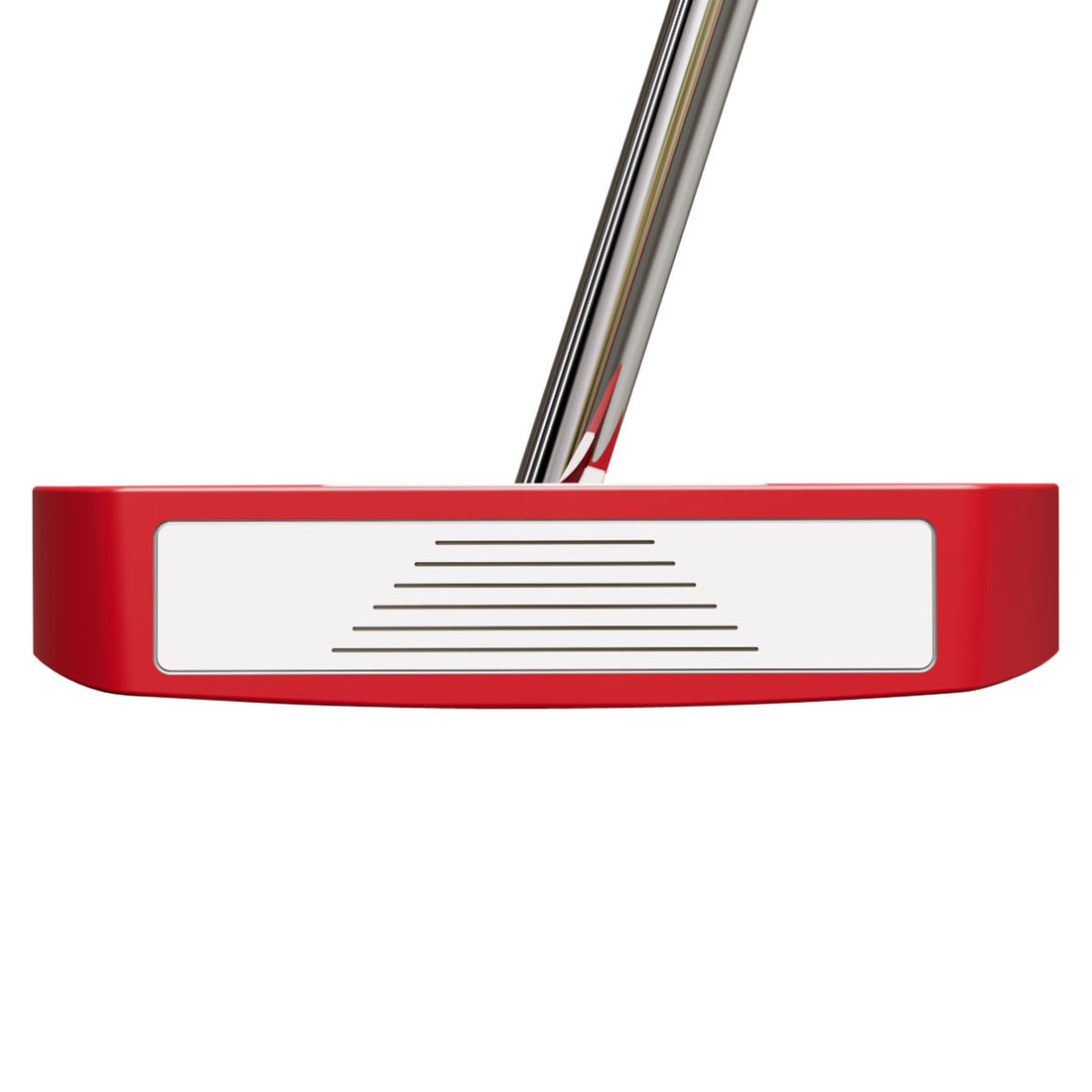 red zero torque putter with white striking area