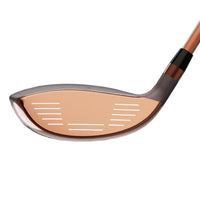 copper PVD face of the 2026 Orlimar Tri Metal fairway wood