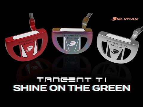 sole view of 3 different colored Tangent T1 putters