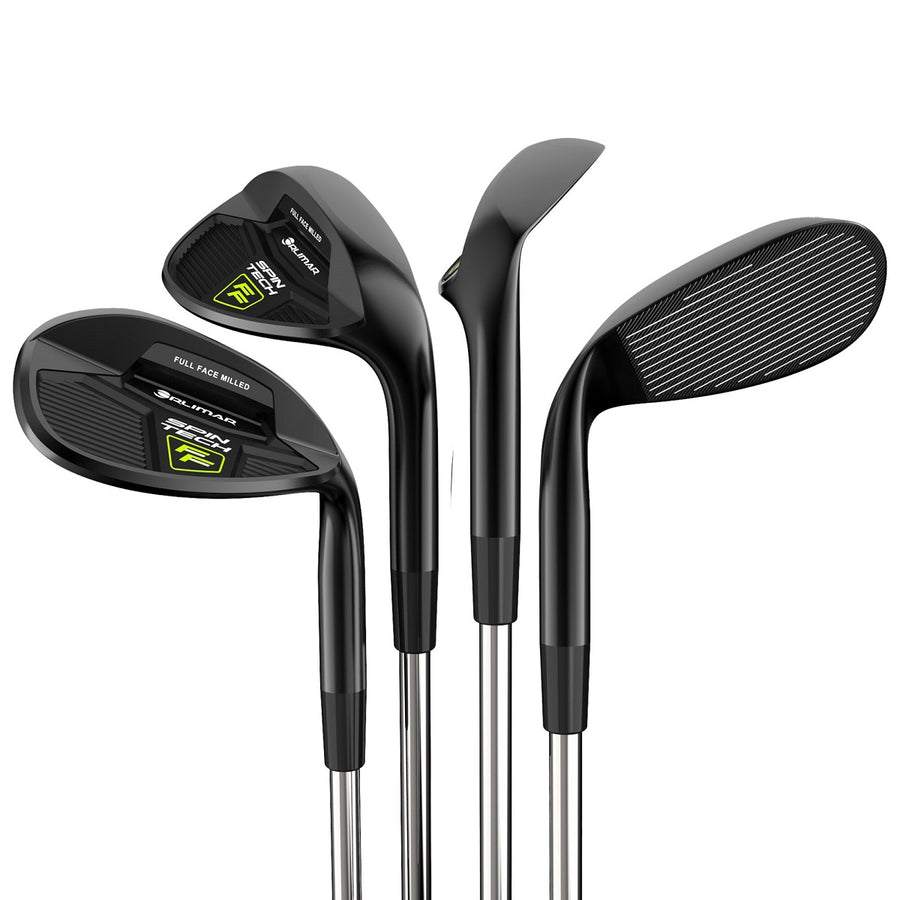 Orlimar Spin Tech Full Face Black 4-Piece Wedge Set for Men