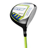 angled sole view of an Orlimar ATS Junior Lime/Blue Series driver
