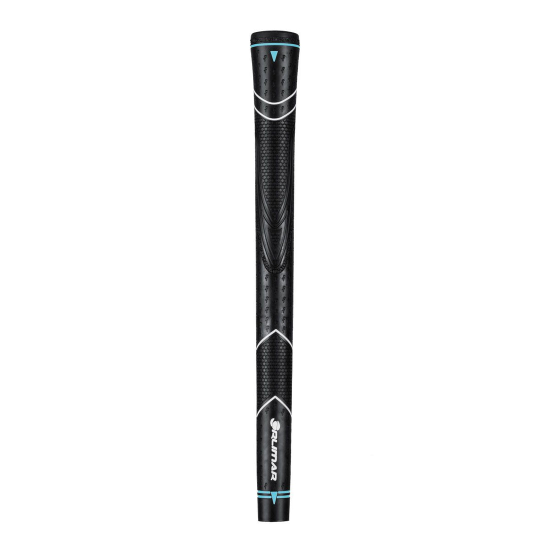 Orlimar ATS Junior Girls Sky Blue Series black golf grip with white and sky blue accent colors