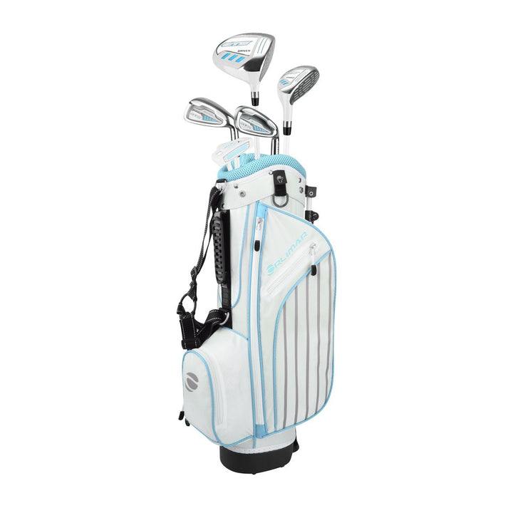Orlimar ATS Junior Girls Sky Blue Series golf bag with 5 golf clubs