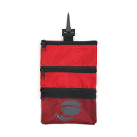 front view of a red Orlimar Golf Detachable Accessory Pouch