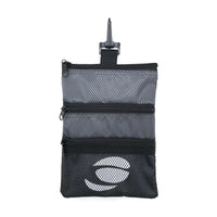 front view of a sage grey Orlimar Golf Detachable Accessory Pouch