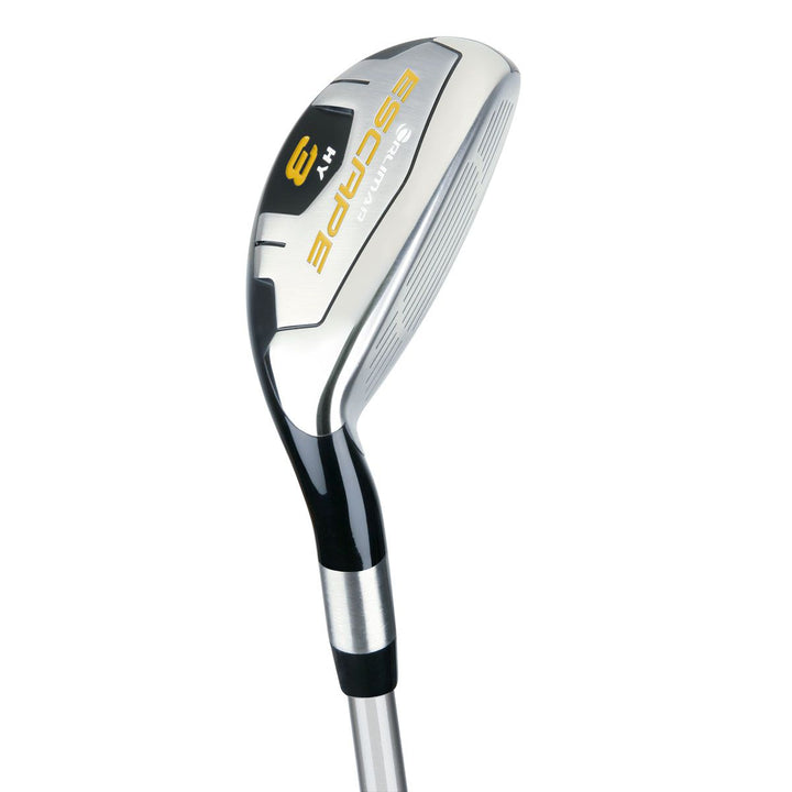 angled sole and face view of a #3 Orlimar Golf Escape Hybrid