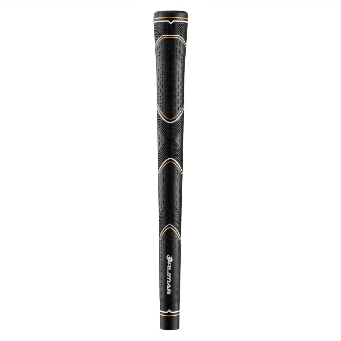 black Orlimar golf grip with with and golf accent colors