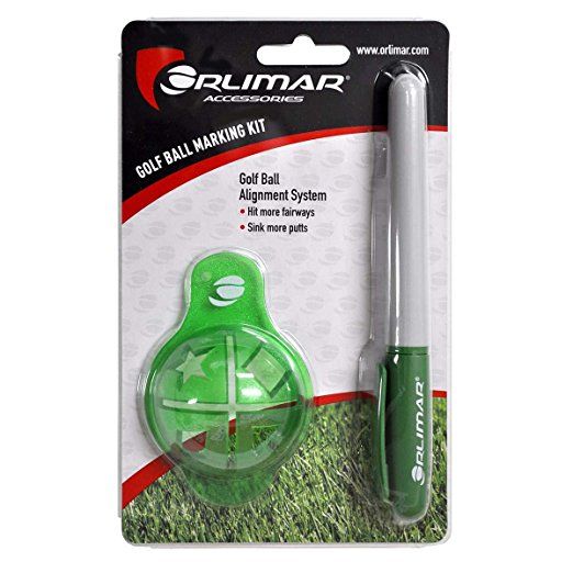 Orlimar Line 'em Up Golf Ball Marking Kit in retail packaging