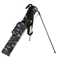 camo blue Orlimar Pitch 'N Putt Lightweight Stand Carry Bag with stand legs out
