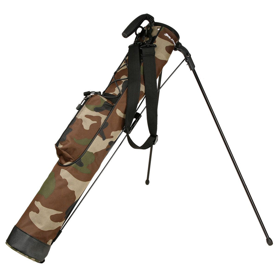 camo green Orlimar Pitch 'N Putt Lightweight Stand Carry Bag with stand legs out