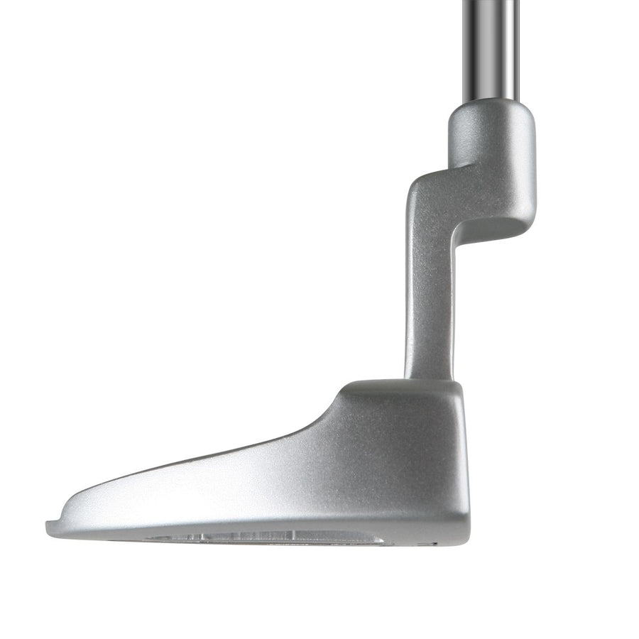 toe view of a silver Orlimar Tangent T1 Mallet Putter with 3 degrees of loft