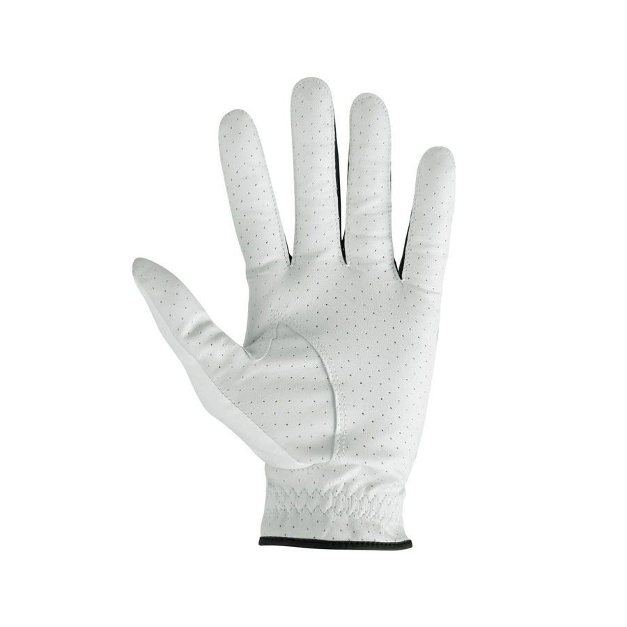 palm view of a left handed Orlimar Tour Cabretta Men's Golf Glove